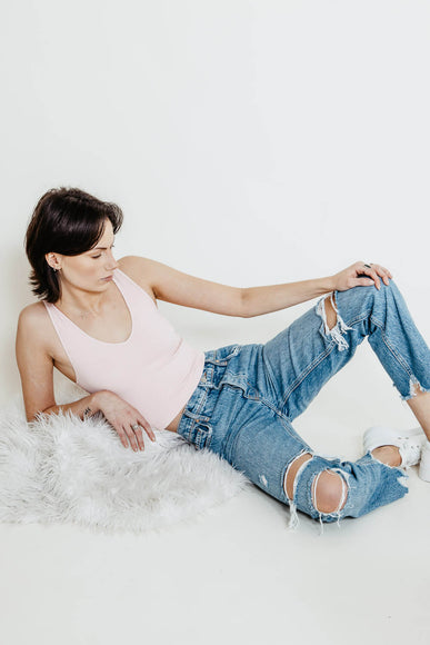 Free People Tapered Baggy Boyfriend Jeans for Women