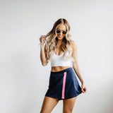 Simply Southern Athletic Mini Skort for Women in Navy Blue