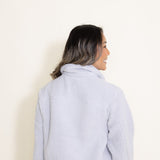 Women's Simply Southern Clothing Soft Sherpa Shacket for Women in Grey alternate photo