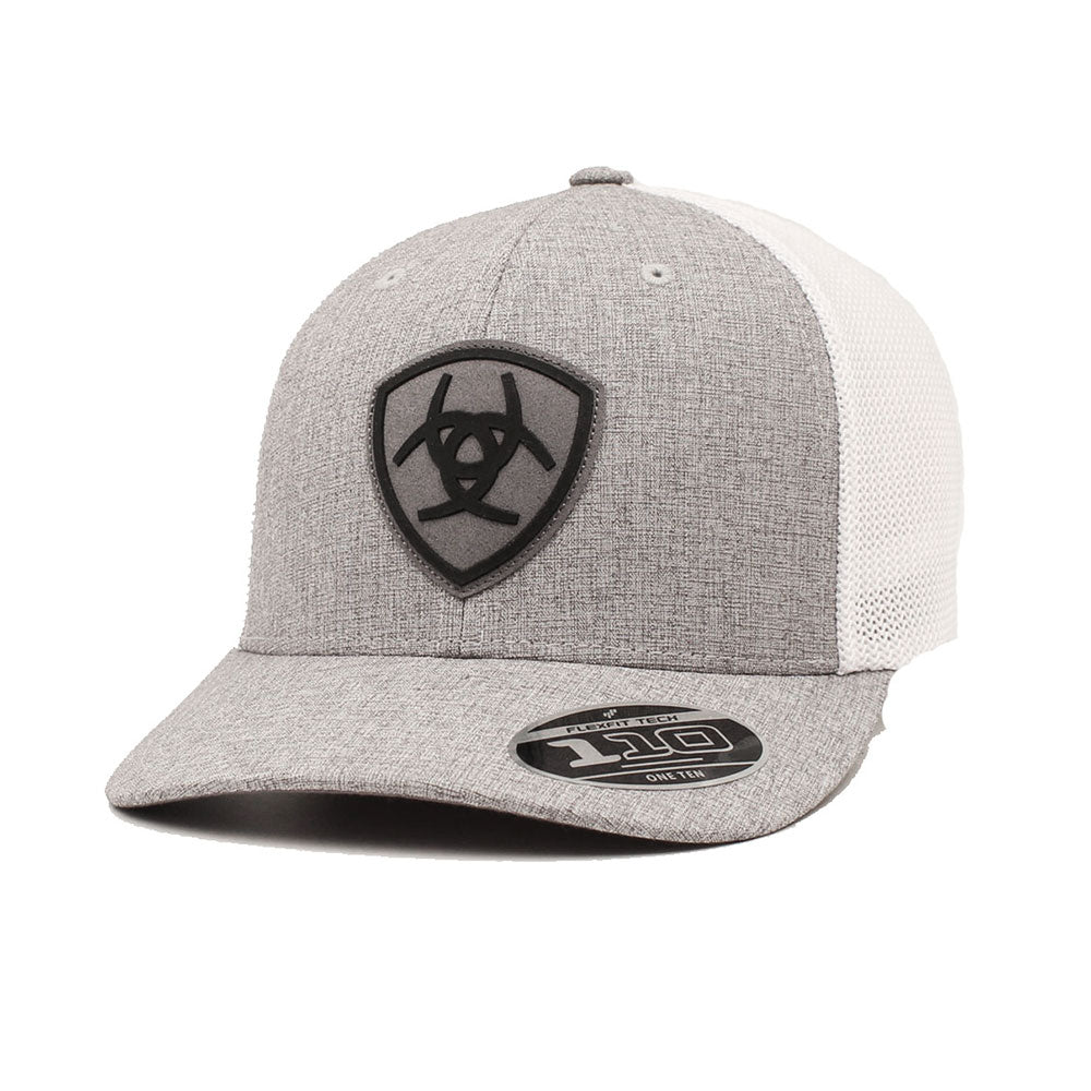 Ariat Mesh Snapback Hat for Men in Grey