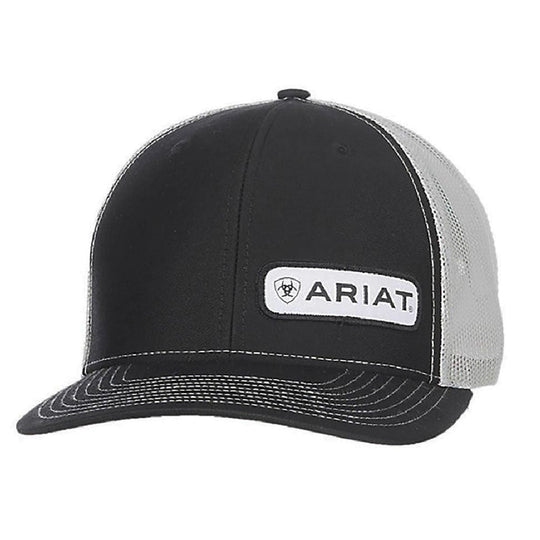 Ariat Offset Patch Hat for Men in Black