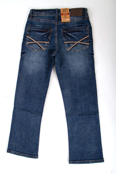Axel Jeans Hunter Slim Bootcut Jeans for Boys in Dark Wash 
