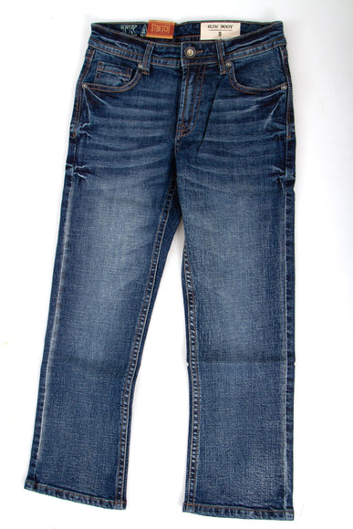 TK Axel Jeans Hunter Slim Bootcut Jeans for Boys in Dark Wash 