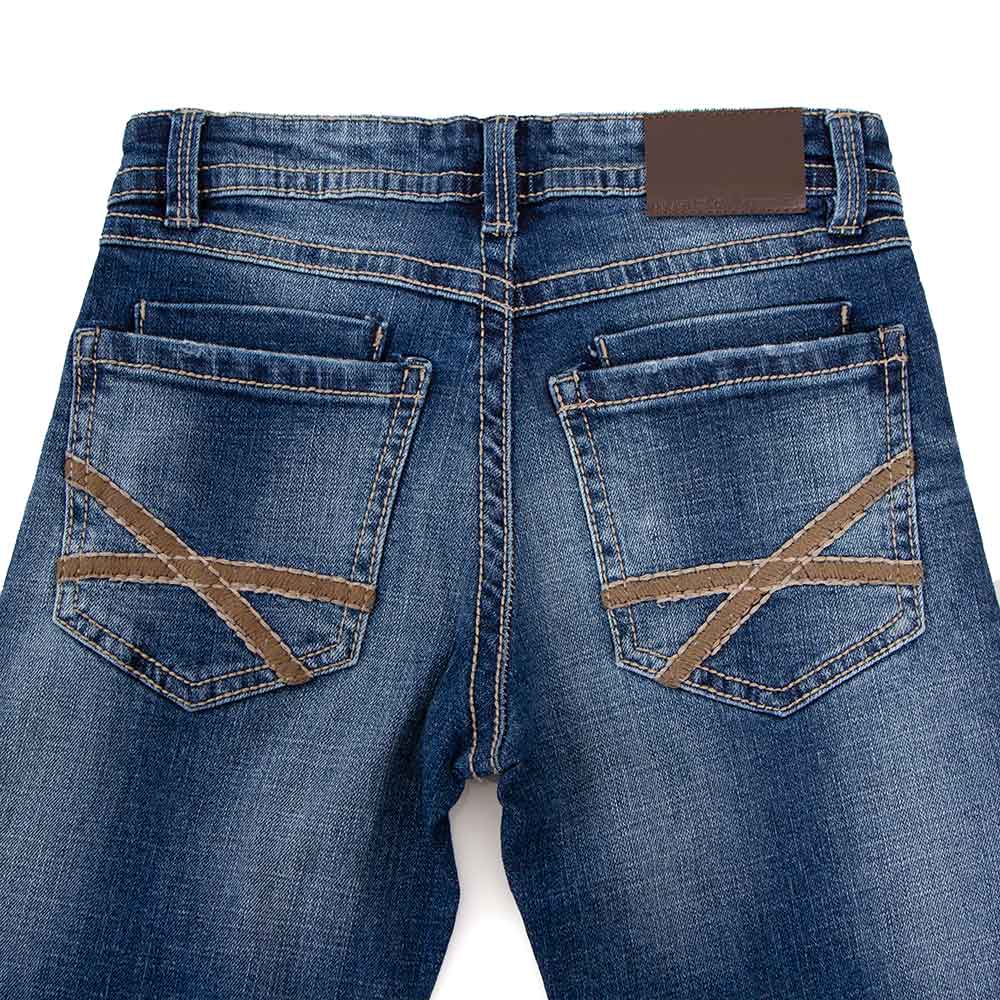 Men's Butterfly Embroidered Denim Jeans Trendy Slim Straight - Temu