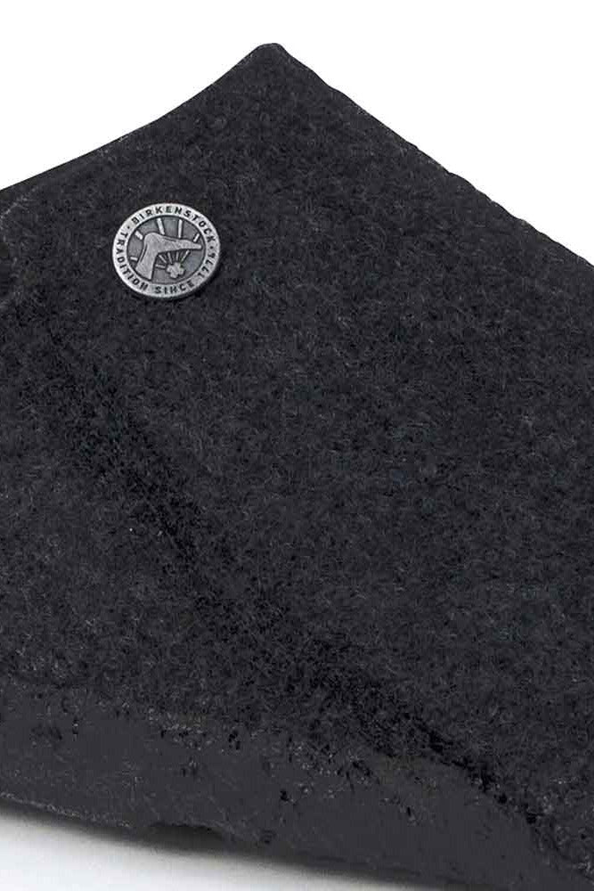 Birkenstock Zermatt Wool Felt Shearling Slippers for Men in Anthracite