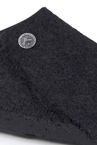 Birkenstock Zermatt Wool Felt Shearling Slippers for Men in Anthracite