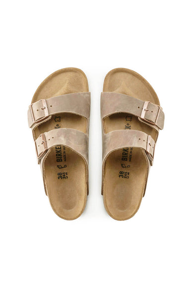 Birkenstock Arizona Oiled Leather Sandals for Men in Tabaco Brown