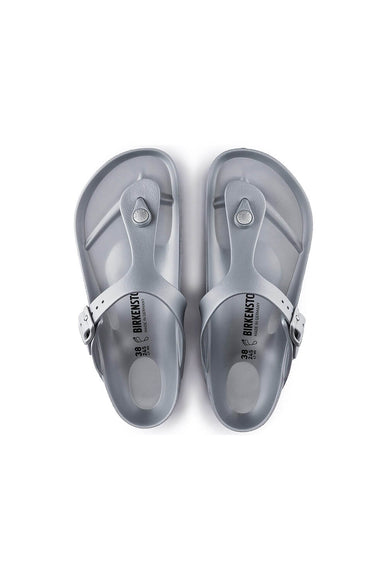 Birkenstock Gizeh Arizona EVA Sandals for Women in Metallic Silver