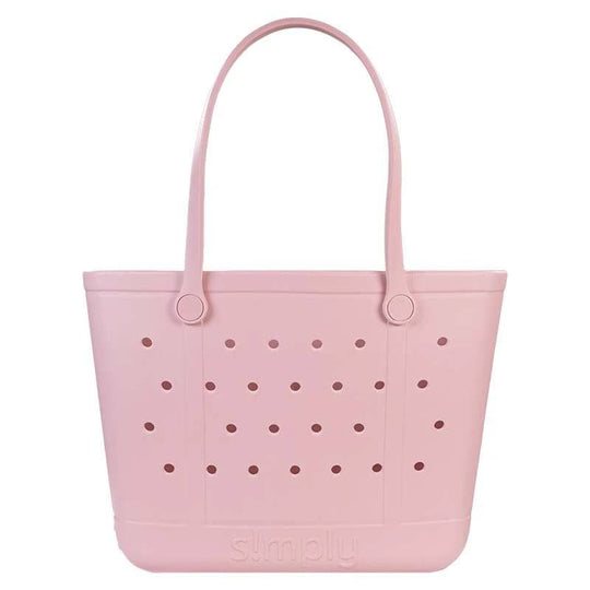 Simply Southern Large Waterproof Tote Bag in Blush