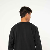 Carhartt Long Sleeve Logo Sleeve Graphic T-Shirt for Men in Black