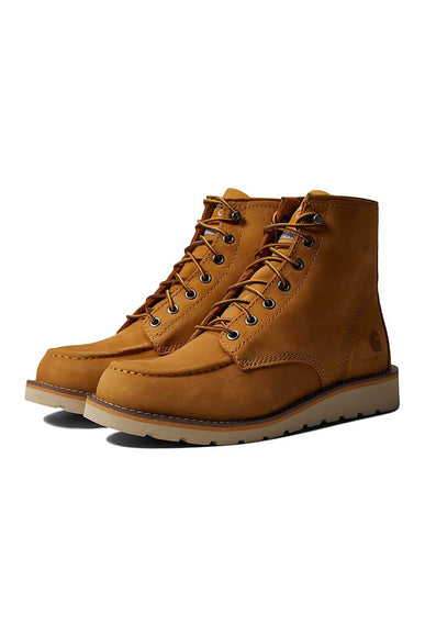 Carhartt 6-Inch Moc Toe Wedge Boots for Women in Brown 