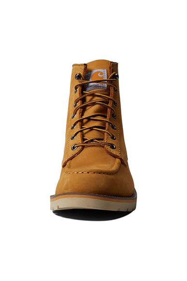 Carhartt 6-Inch Moc Toe Wedge Boots for Women in Brown 