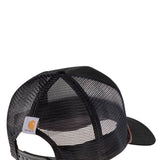 Carhartt Canvas Mesh Back Patch Hat in Black