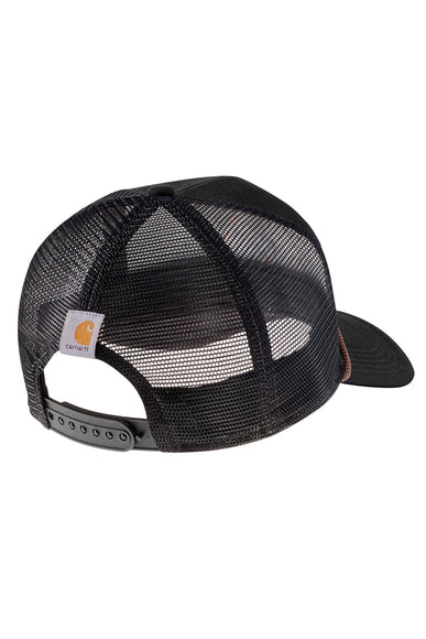 Carhartt Canvas Mesh Back Patch Hat in Black