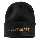 Carhartt Knit Cuff Logo Beanie in Black  