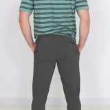 Copper & Oak Elastic File Tech Jogger Pants for Men in Forge Grey