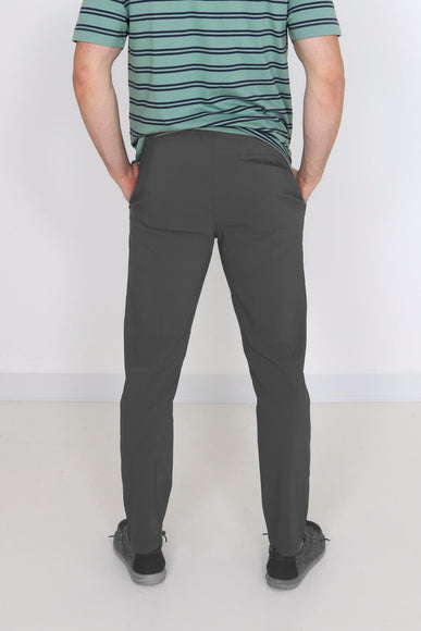 Copper & Oak Elastic File Tech Jogger Pants for Men in Forge Grey