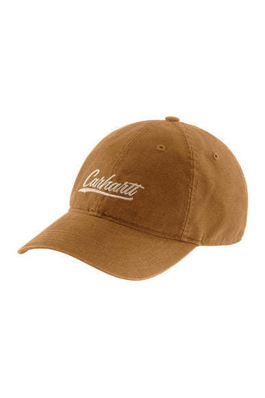 Carhartt Canvas Script Graphic Cap for Women in Brown