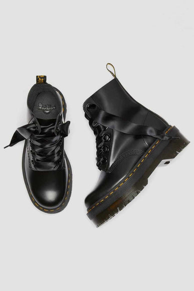 Doc Martens Molly Platform Combat Boots for Women in Black