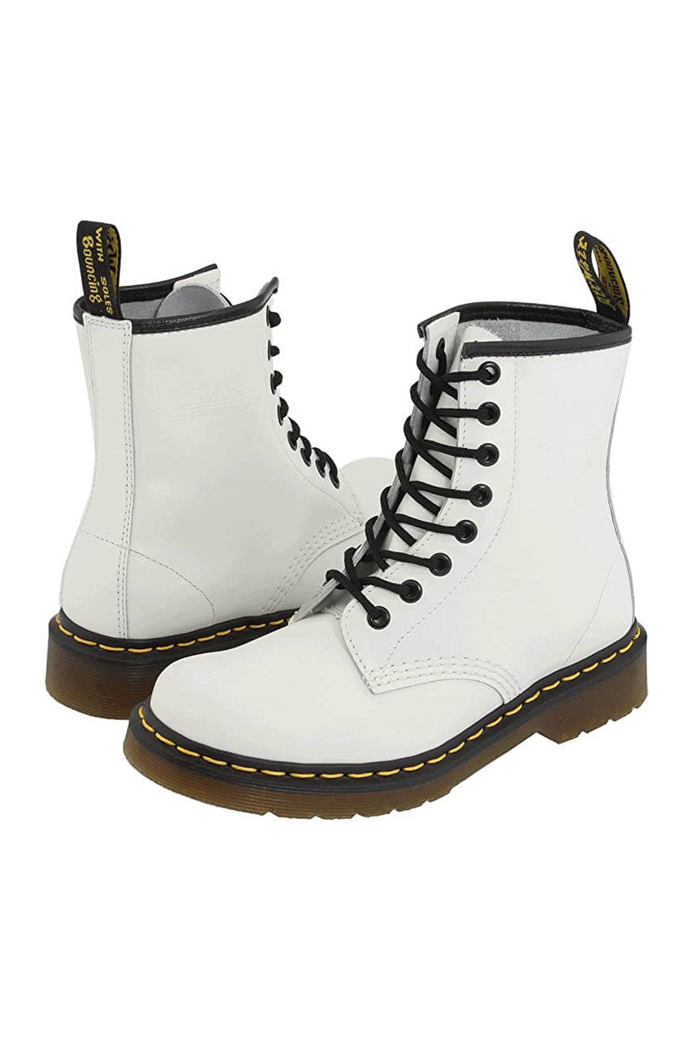 Dr. Martens 1460 Smooth Leather Boots for Women in White