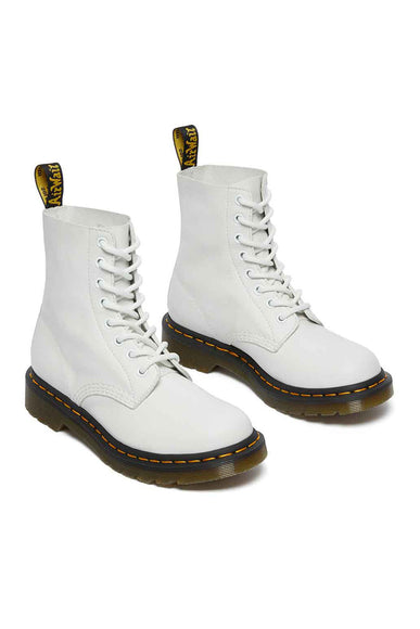 Dr. Martens 1460 Pascal Virginia Leather Boots for Women in White