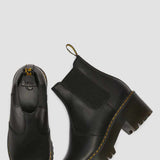Doc Martens Rometty Wyoming Platform Chelsea Boots for Women in Black 