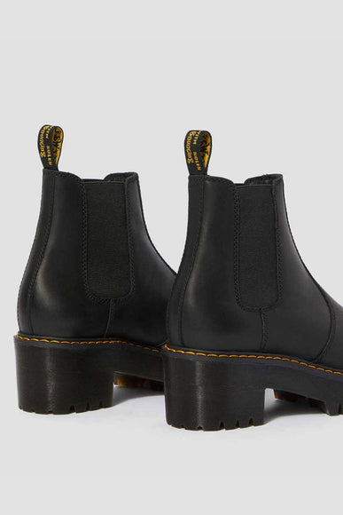 Doc Martens Rometty Wyoming Platform Chelsea Boots for Women in Black 