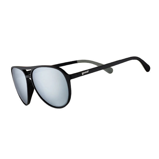 Goodr Add The Chrome Package Mach G Sunglasses in Black
