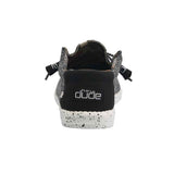 Hey Dude Shoes Men’s Wally Sox Shoes in Black/White 3