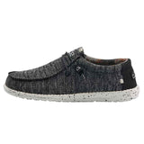 Hey Dude Shoes Men’s Wally Sox Shoes in Black/White 2