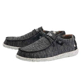 Hey Dude Shoes Men’s Wally Sox Shoes in Black/White 1
