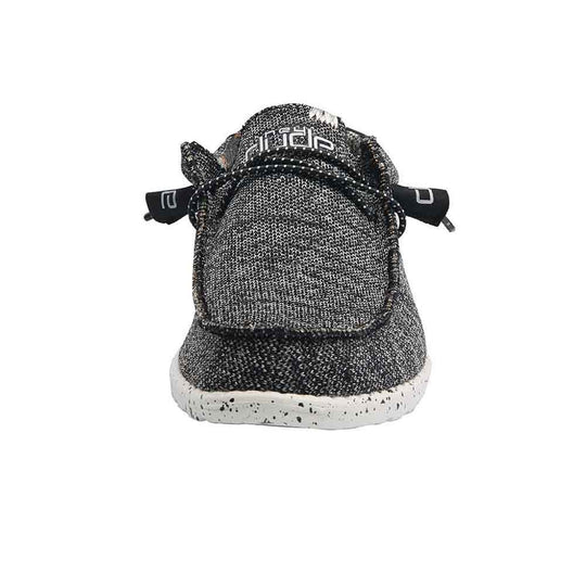 Hey Dude Shoes Men’s Wally Sox Shoes in Black/White 4