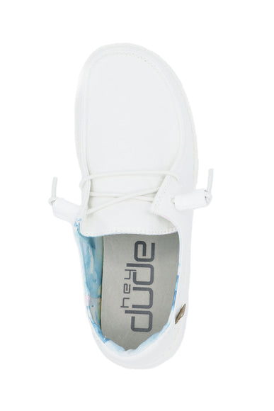 Hey Dude Shoes Women's Wendy Shoes in Silk Moon White 3
