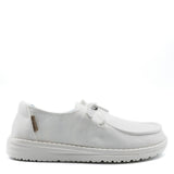 Hey Dude Shoes Women's Wendy Shoes in Silk Moon White 4