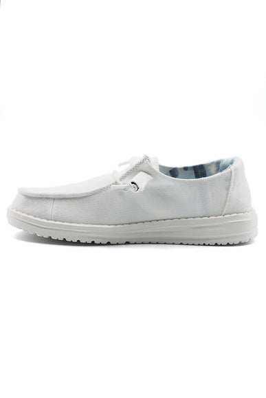 Hey Dude Shoes Women's Wendy Shoes in Silk Moon White 5