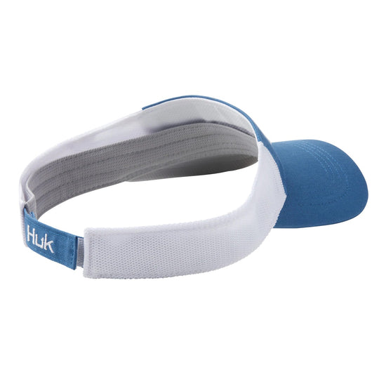 Huk Activewear Solid Visor in Titanium Blue
