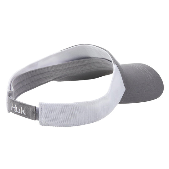 Huk Activewear Solid Visor in Volcanic Ash Grey