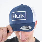 Huk Fishing Trucker Hat for Men in Sargasso Sea Blue