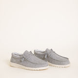 Hey Dude Shoes Men’s Wally Canvas Shoes in Linen Iron alternate photo
