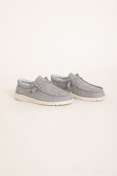 Hey Dude Shoes Men’s Wally Canvas Shoes in Linen Iron alternate photo