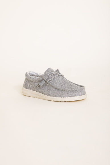 Hey Dude Shoes Men’s Wally Canvas Shoes in Linen Iron alternate photo