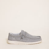 Hey Dude Shoes Men’s Wally Canvas Shoes in Linen Iron alternate photo