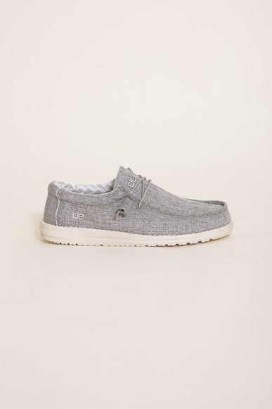 Hey Dude Shoes Men’s Wally Canvas Shoes in Linen Iron alternate photo