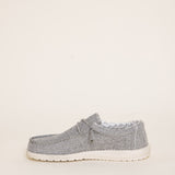 Hey Dude Shoes Men’s Wally Canvas Shoes in Linen Iron alternate photo