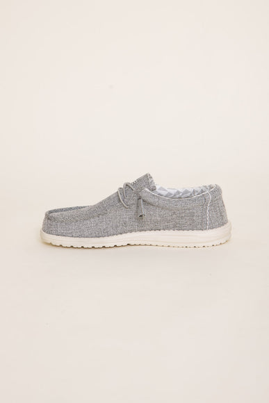 Hey Dude Shoes Men’s Wally Canvas Shoes in Linen Iron alternate photo