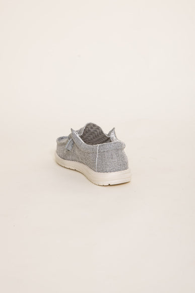 Hey Dude Shoes Men’s Wally Canvas Shoes in Linen Iron alternate photo
