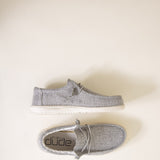 Hey Dude Shoes Men’s Wally Canvas Shoes in Linen Iron alternate photo