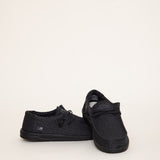 Hey Dude Shoes Men’s Wally Sox Micro Shoes in Total Black 5