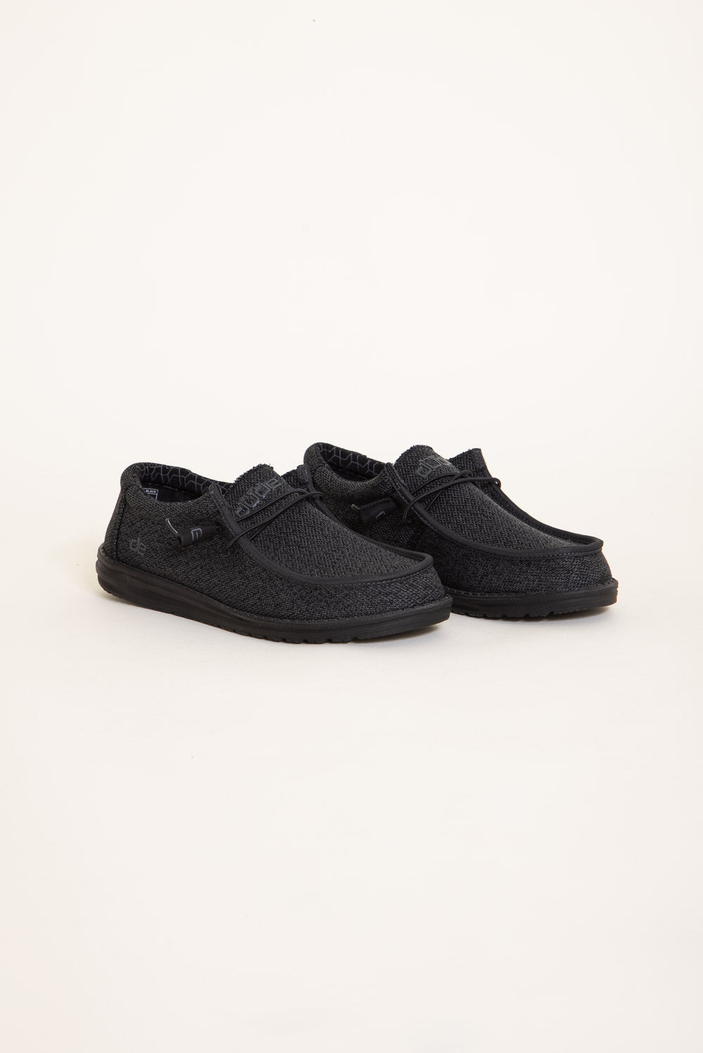 HEYDUDE Men's Wally Sox Micro Shoes in Total Black – Glik's