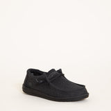 Hey Dude Shoes Men’s Wally Sox Micro Shoes in Total Black 7